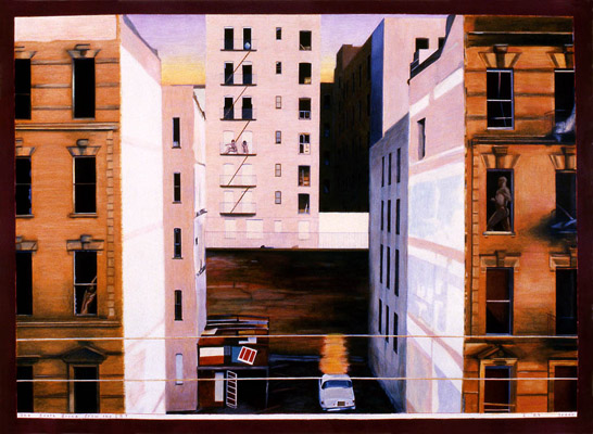 1984-02 the South Bronx from the IRT 108x78cm