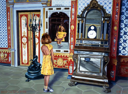1985-04 Convex in the Topkapi harem 183x135 cm