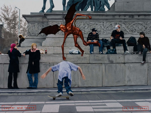 2006-12 Lucifer and teens 60x45cm