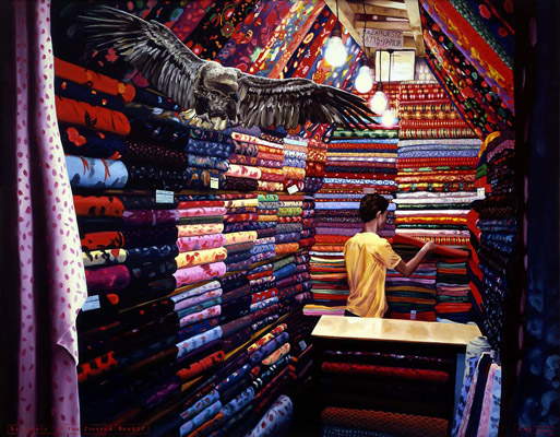 1985-02 souvenir of the covered bazaar 183x147 cm