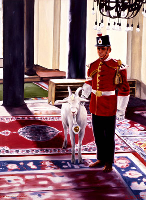 1986-04 ceremonial review 56x75cm